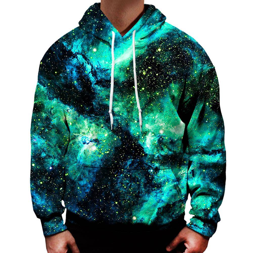 Green galaxy deals hoodie