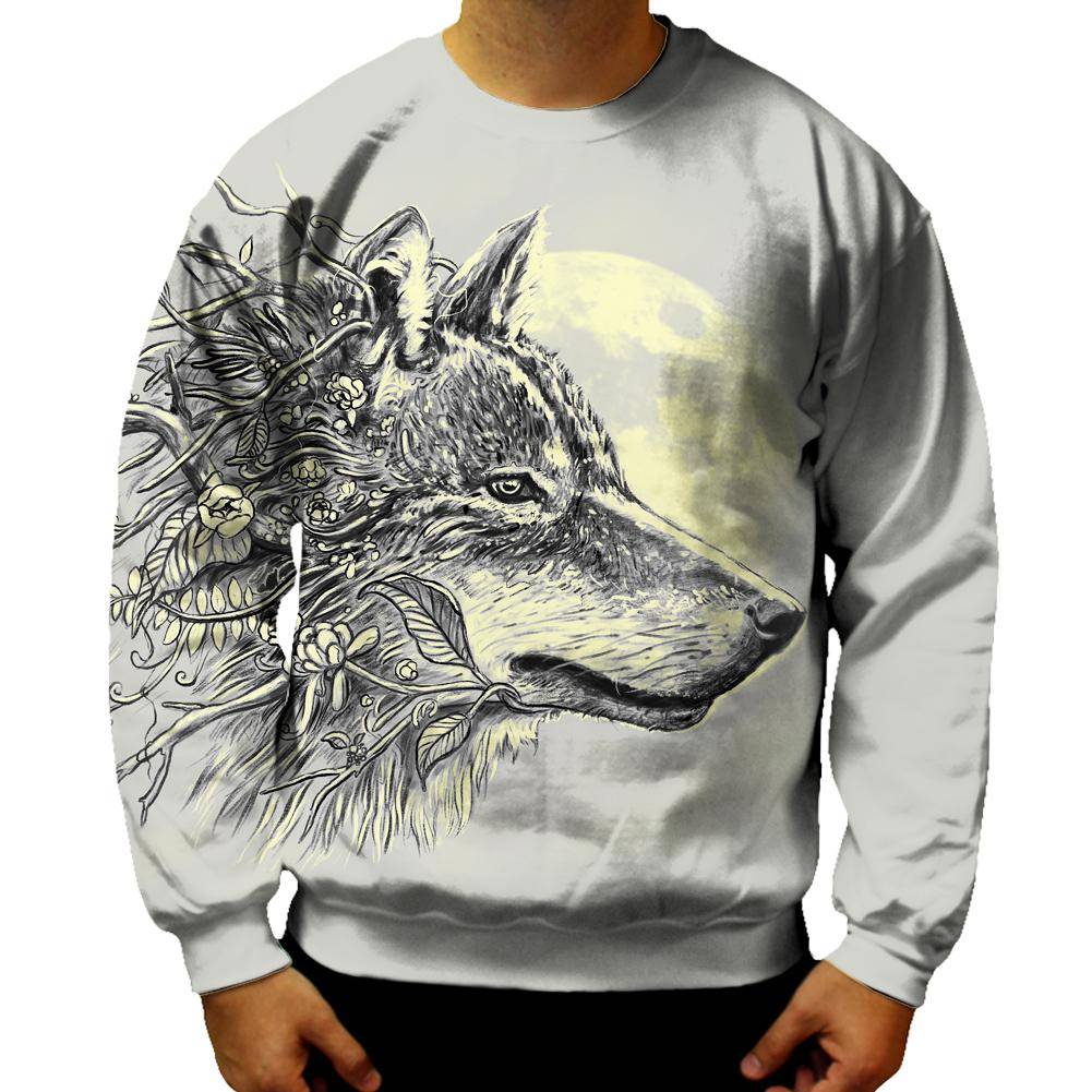 Sweatshirt wolf top