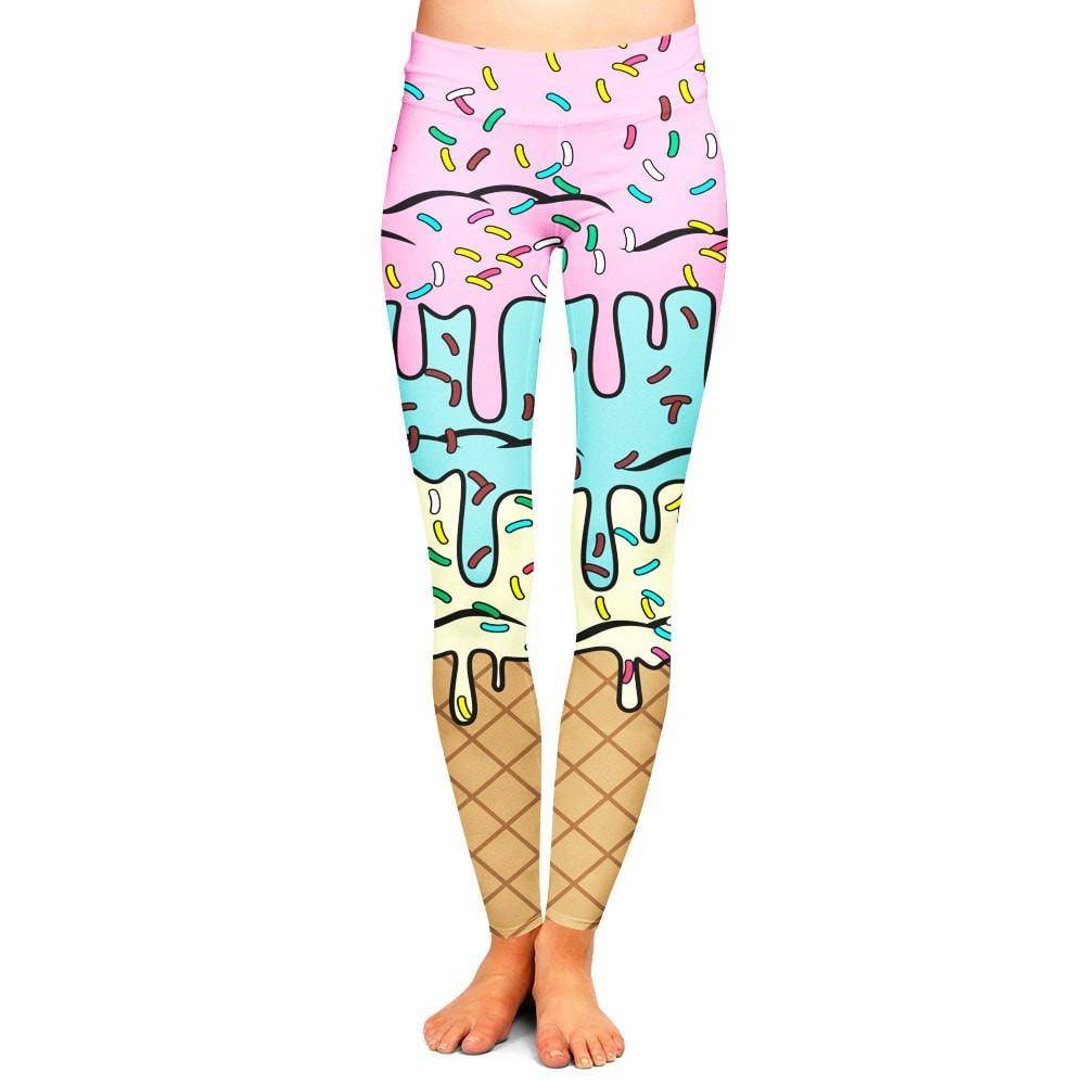 Waffle Ice Cream Leggings