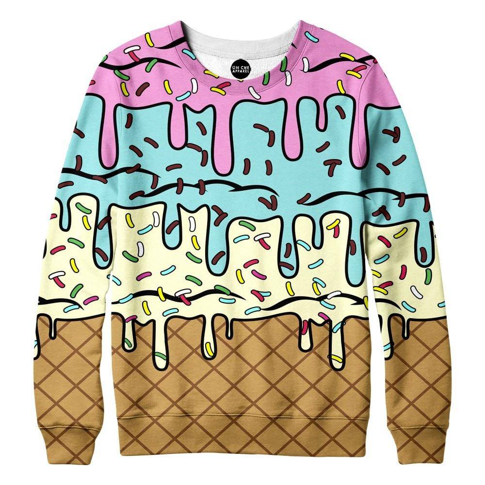 Ice cream top sweatshirt