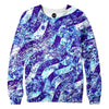 Abstract Blue Waves Sweatshirt