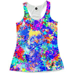 Blue Gush Racerback
