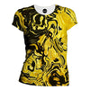Yellow Flow Womens T-Shirt