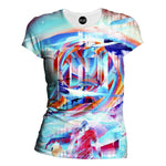 Abstract Square Womens T-Shirt