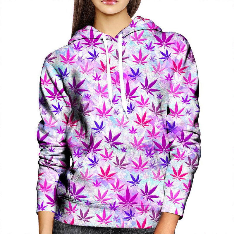 Weed Womens Hoodie