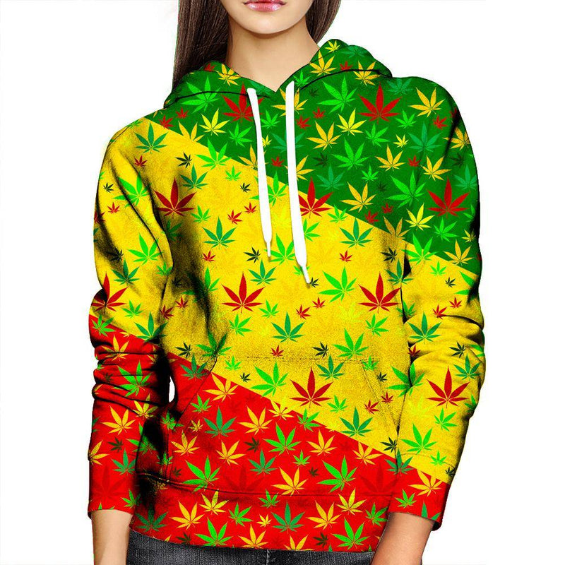 Weed Womens Hoodie