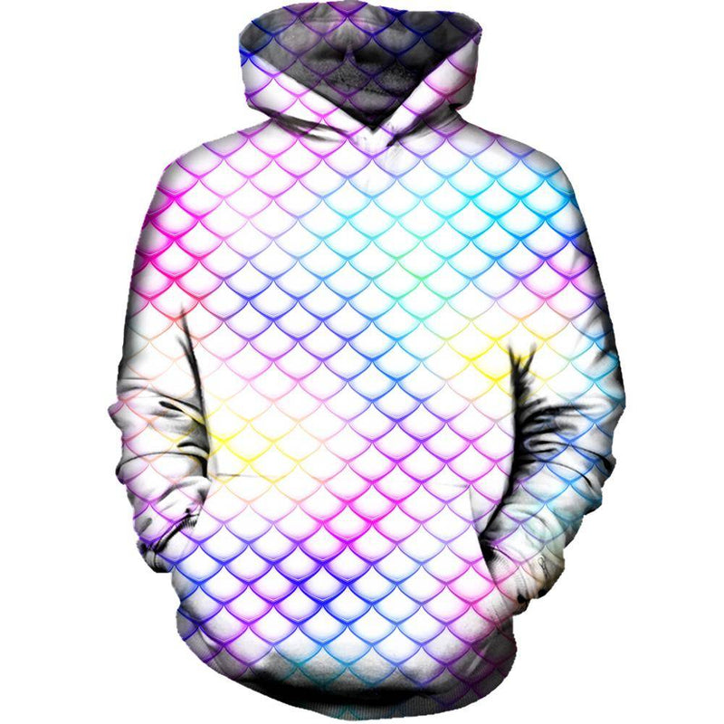 Colorful Dragon Scales Womens Hoodie