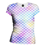 Colorful Dragon Scales Womens T-Shirt