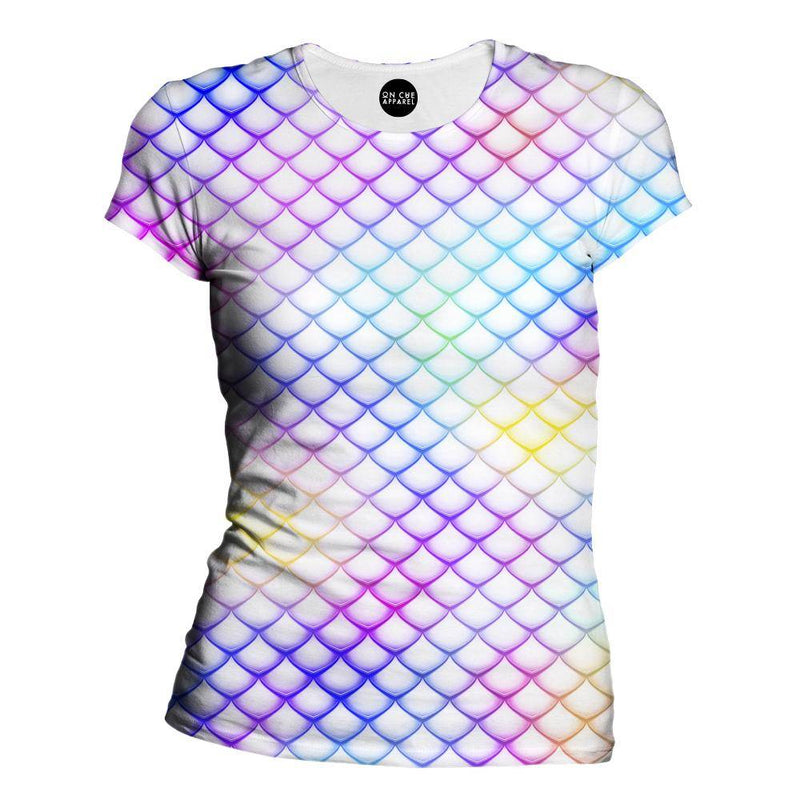 Colorful Dragon Scales Womens T-Shirt