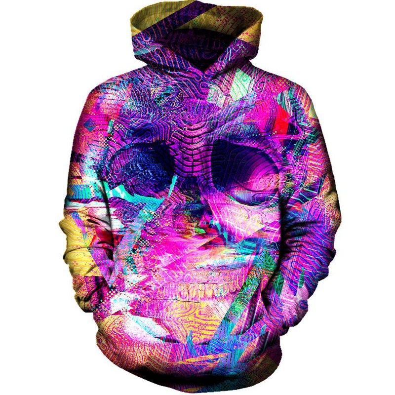 Glitch Skull Hoodie