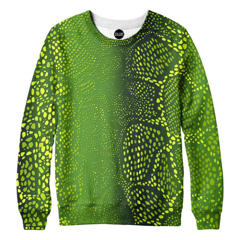 Many Dots Green Sweatshirt