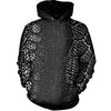 Many Dots Black Womens Hoodie