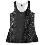Many Dots Black Racerback