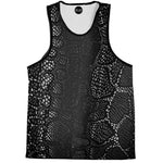 Many Dots Black Tank Top