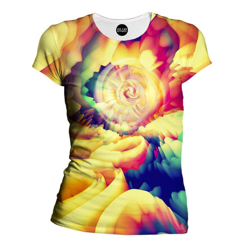 Abstract Spin Womens T-Shirt