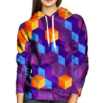 Cubed Womens Hoodie