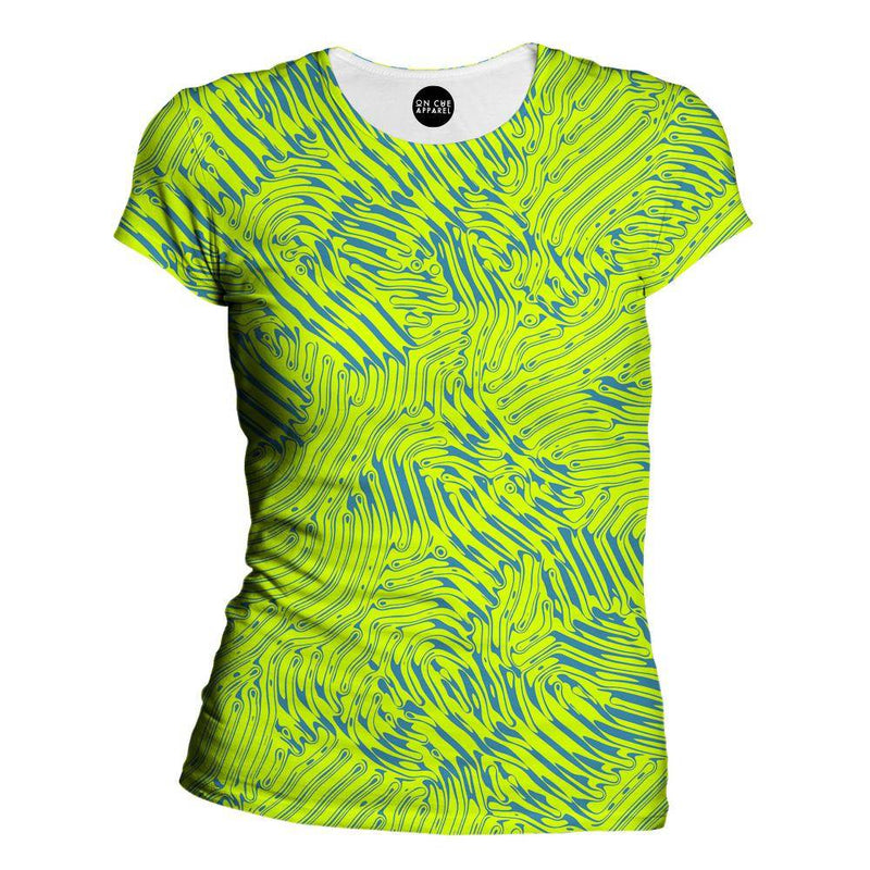 Green Gush Womens T-Shirt
