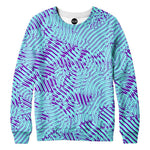Squiggly Line Womens Sweatshirt