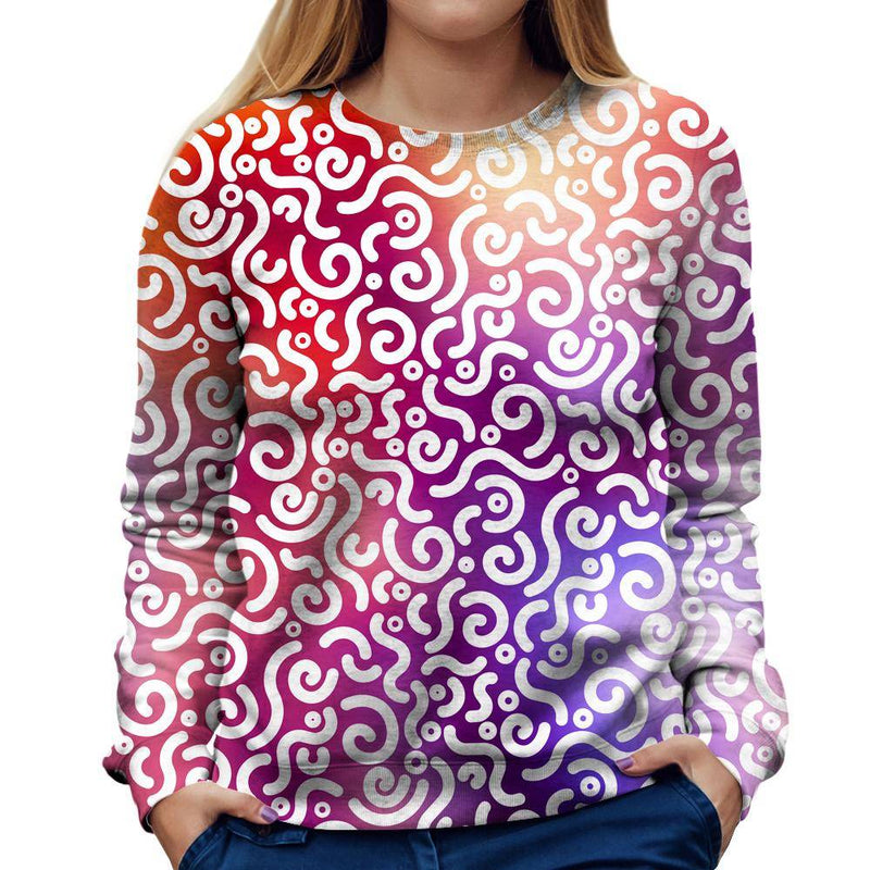 Abstract Womens Sweatshirt