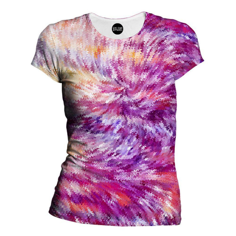 Squiggly Colors Womens T-Shirt