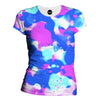 Abstract Splatter Womens T-Shirt