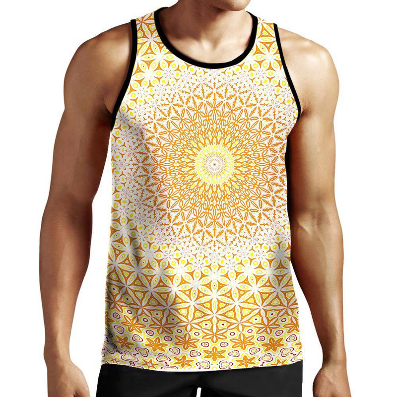 Abstract Flower Tank Top