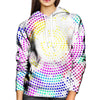 Disco Ball Womens Hoodie