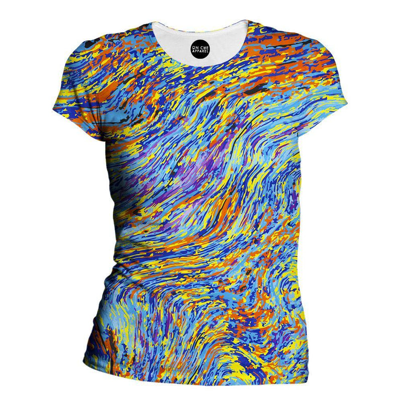 Starry Flow Womens T-Shirt