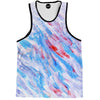 Light Blue Swerves Tank Top