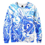 Abstract Liquid Womens Sweatshirt