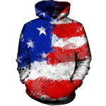 American Flag Lines Hoodie