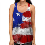 American Flag Racerback