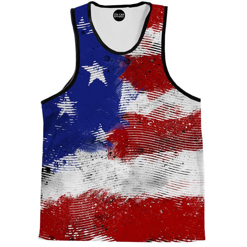 American Flag Lines Tank Top