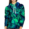 Fractal Womens Hoodie