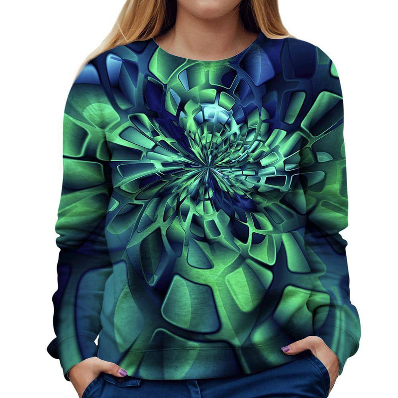 Fractal Womens Sweatshirt