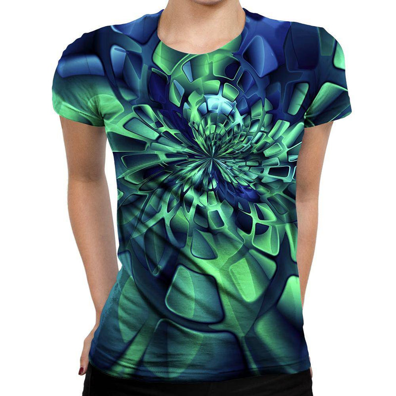 Fractal Womens T-Shirt