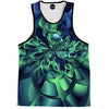 Green Fractal Tank Top