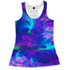 Blue Swirls Racerback