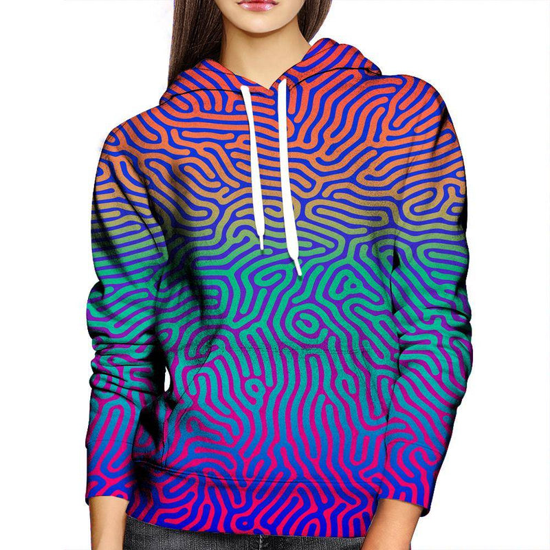 Fingerprint Womens Hoodie