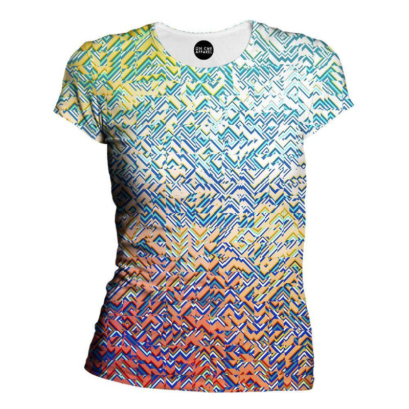 Color Blocks Womens T-Shirt