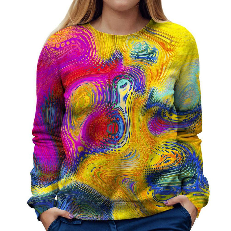 Abstract Womens Sweatshirt