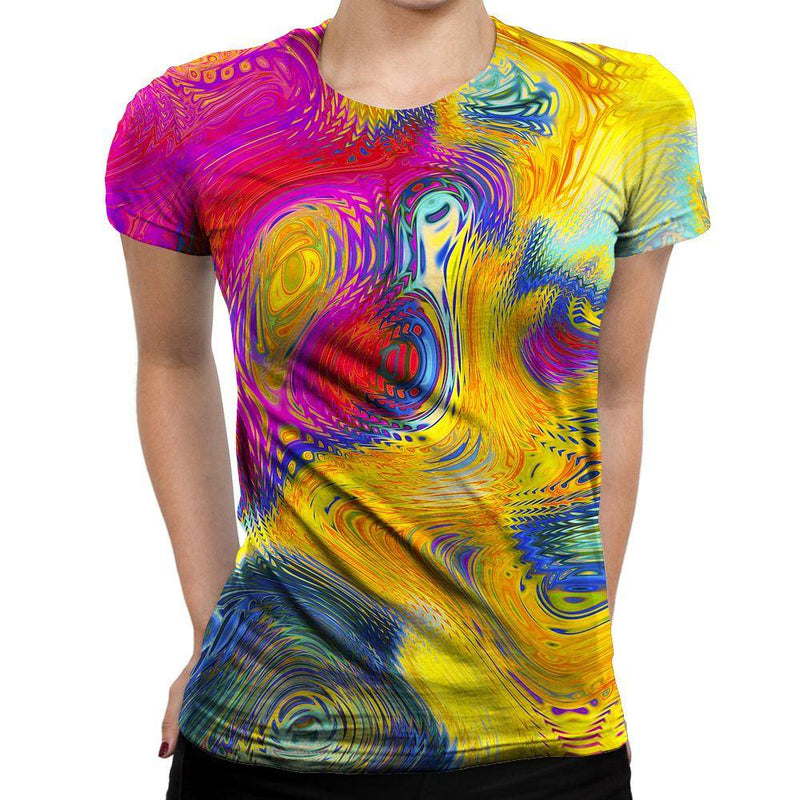 Abstract Womens T-Shirt