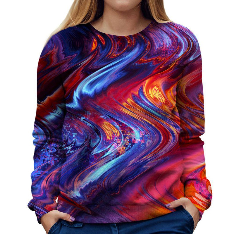 Abstract Womens Sweatshirt