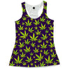 Marijuana Leaves Racerback