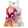 Abstract Waves Racerback