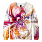Abstract Waves Womens Sweatshirt