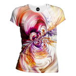 Abstract Waves Womens T-Shirt
