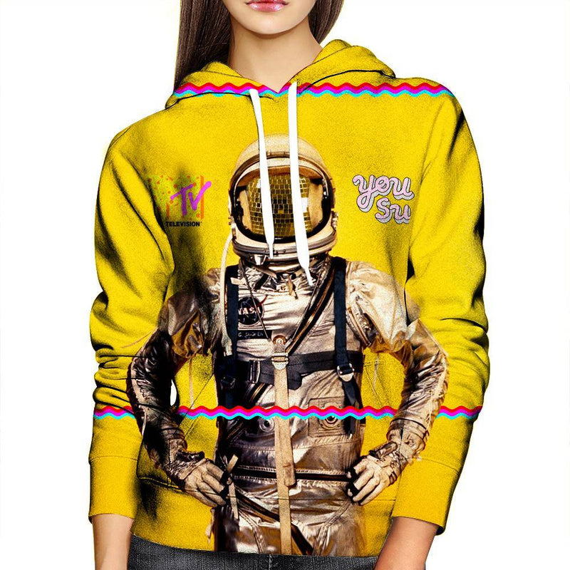 Astronaut Womens Hoodie