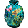 Pink Butterfly Hoodie