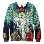 Alien Christ Womens Sweatshirt